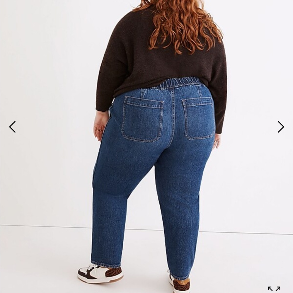 Plus Pull-on Straight Jeans - Madewell - Size 20 - Picture 2 of 6